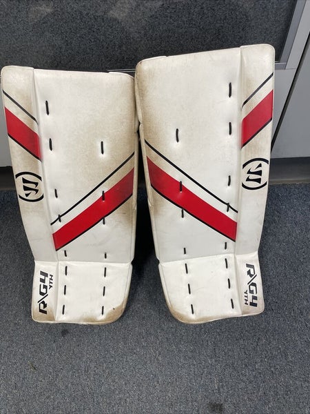 Youth Size 19” Inch + 0.5” Inch Warrior R\G4 By Smith Ice Hockey Goalie Leg Pads