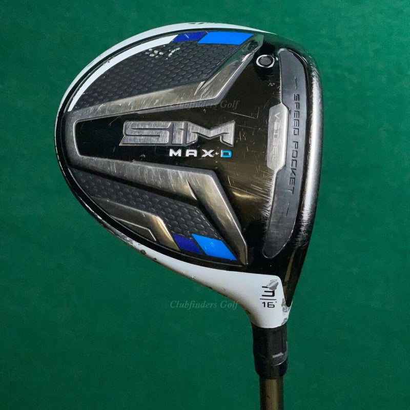 TaylorMade SIM Max-D 16° 3 Fairway Wood UST Mamiya Helium 5F2