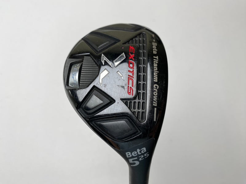 Tour Edge XCG7 Beta 5 Hybrid 25* Matrix Red Tie 6Q3.1 Regular Graphite Mens RH