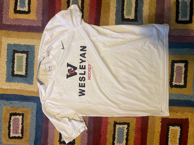 White New Men's Nike Dri-Fit Shirt