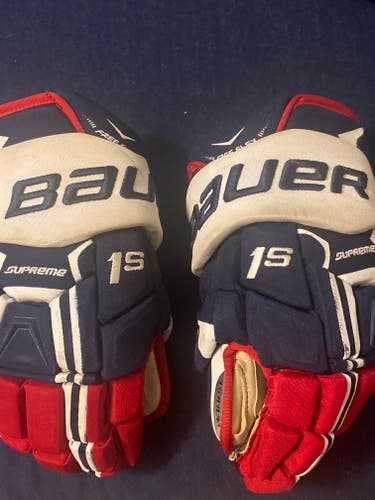 Bauer Supreme 1S 15” Pro Stock UCONN Gloves