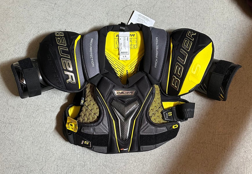 Senior New Bauer Supreme 1S Pro Stock Medium Shoulder Pads SidelineSwap