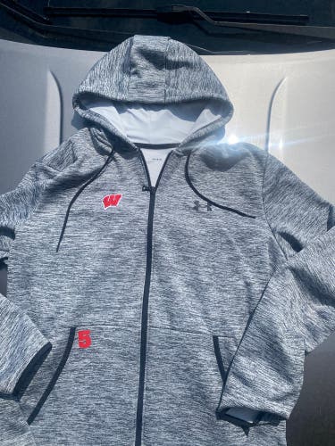 Under Armour Training Full Zip Hoodie Wisconsin Pro Stock
