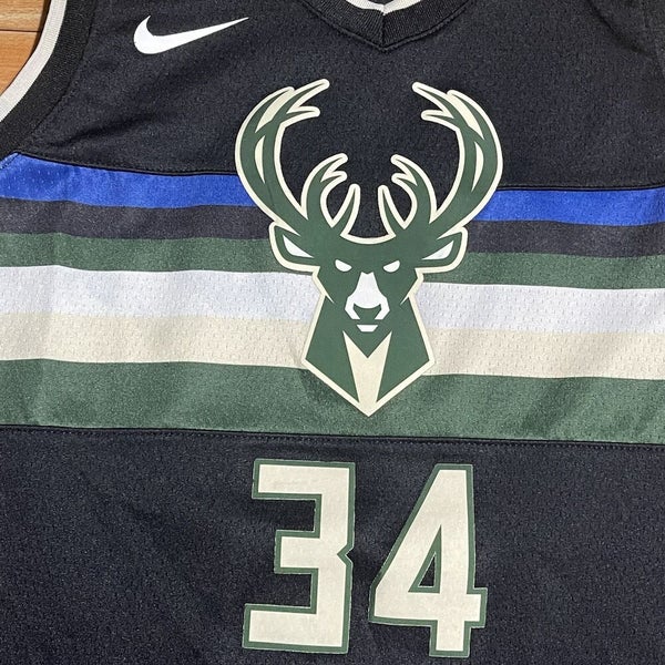 NBA Bucks 34 Giannis Antetokounmpo Cream City Edition Nike Youth Jersey