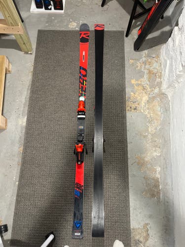 Used Rossignol Men's 2022 193 cm Racing Skis With Bindings Max Din 18