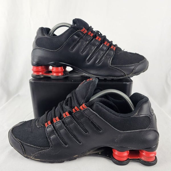 2011 Rare NIKE Shox NZ Black & Red Athletic Shoes Mens 7.5 Womens 9 | SidelineSwap