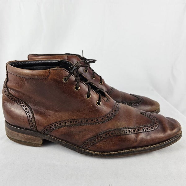 Louis Vuitton mens Wingtip Ankle Boots Lace Up Smart Shoes Size UK