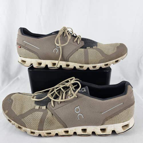 On Cloud Running Shoes Mens Size 14 Sneakers Training Athletic Brown Clay Sand