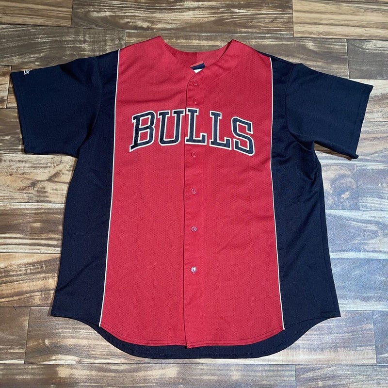 Vintage Chicago Bulls Baseball Jersey