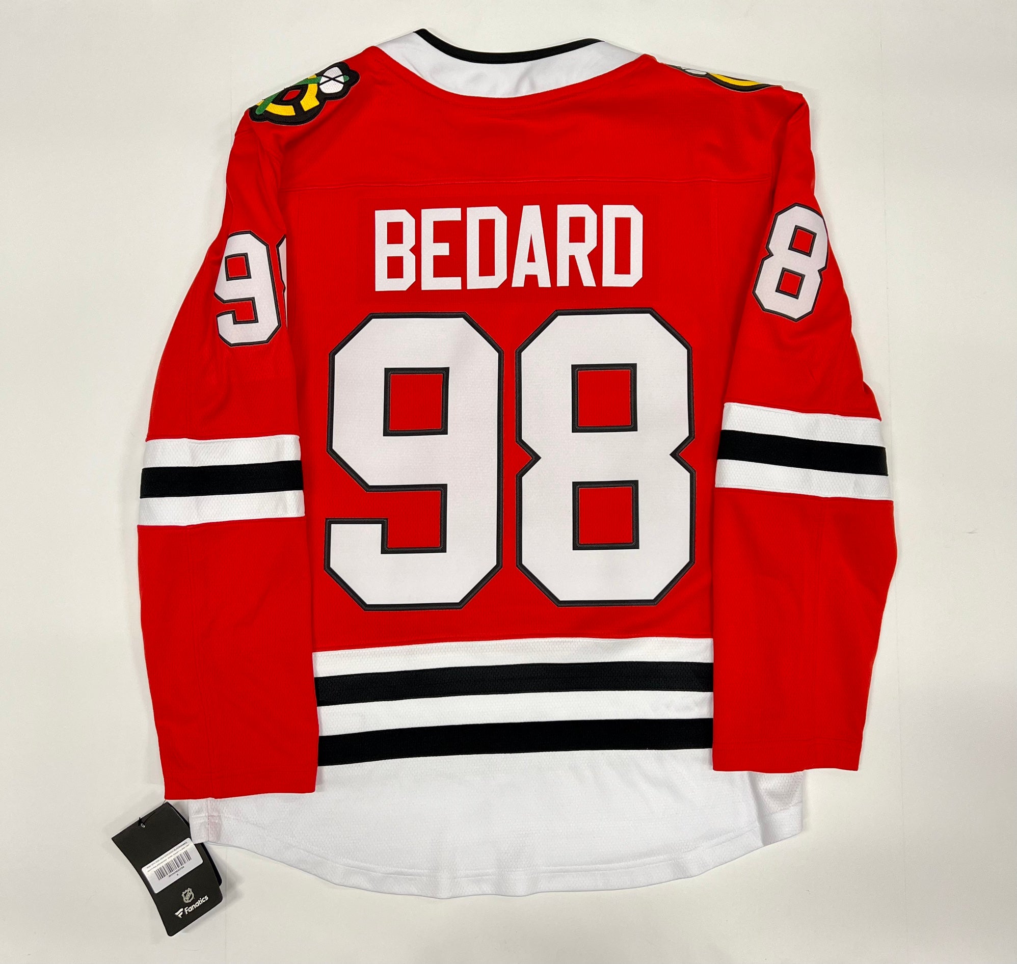 Connor Bedard Chicago Blackhawks Fanatics Replica NHL Jersey