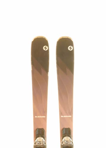 Used 2020 Blizzard Black Pearl 82 SP Skis with Marker TCX 11 Bindings Size 145 (Option 230893)