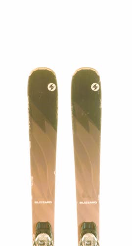 Used 2020 Blizzard Black Pearl 82 SP Skis with Marker TCX 11 Bindings Size 145 (Option 230894)
