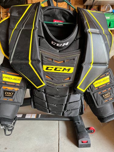 Used Large CCM Premier Pro Goalie Chest Protector