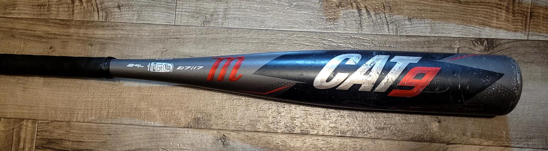 Used USSSA Certified Marucci Alloy Cat 9 Connect Bat (-10) 17 oz 27"