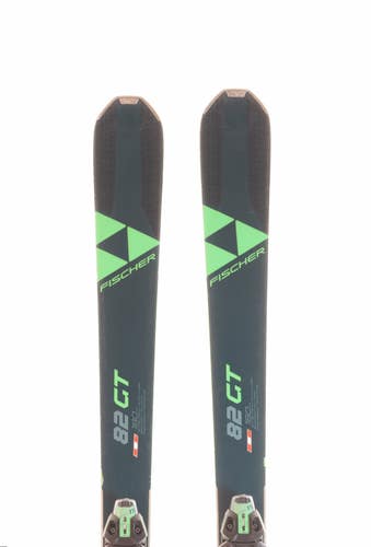 Used 2021 Fischer RC One 82 GT Skis with Fischer RSW 11 Bindings Size 180 (Option 230898)