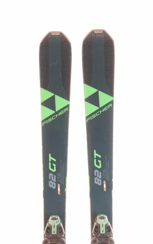 Used 2021 Fischer RC One 82 GT Skis with Fischer RSW 11 Bindings Size 173 (Option 230905)