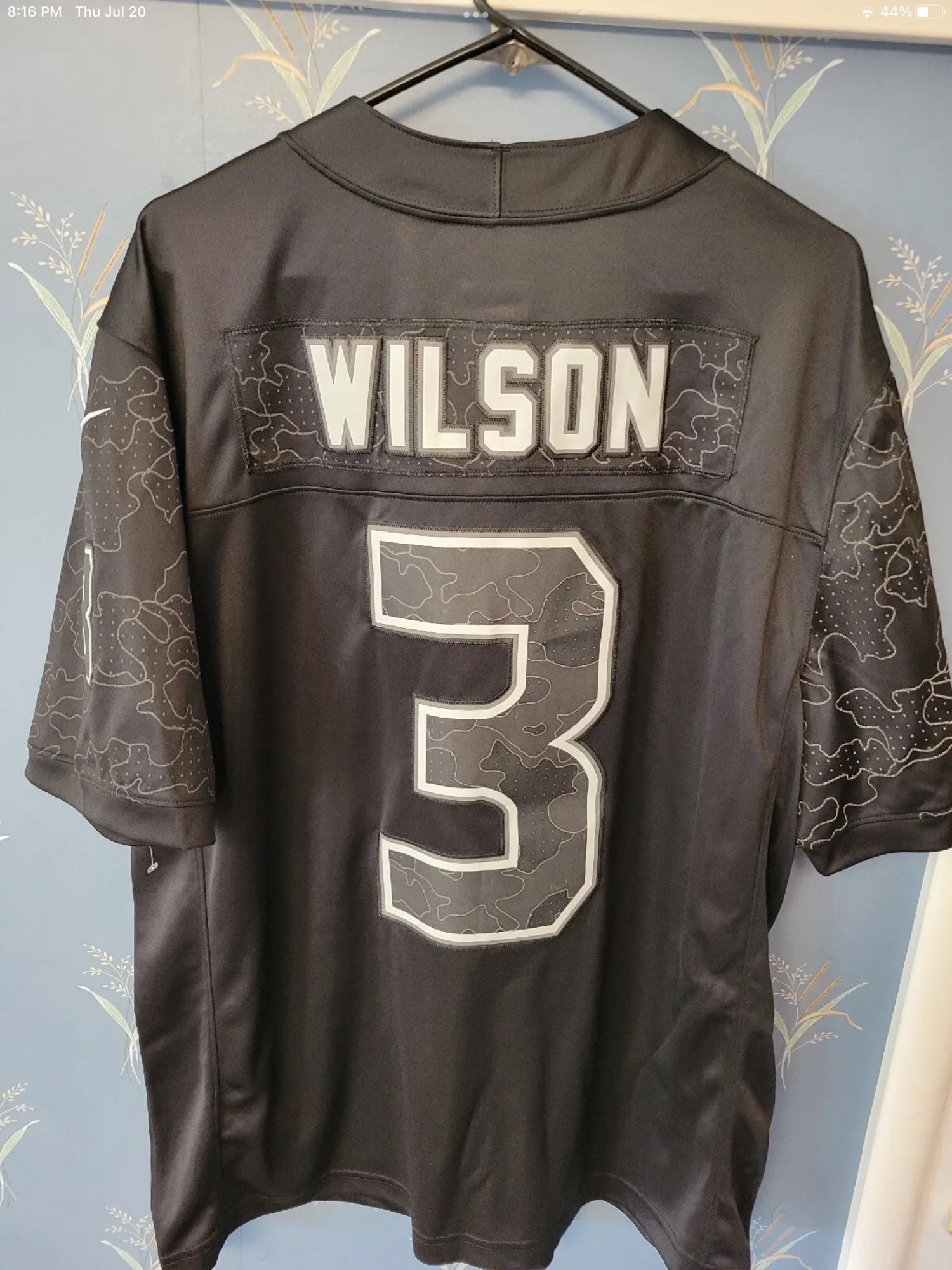 Nike NFL Seattle Seahawks #3 Russell Wilson On-Field Jersey Size