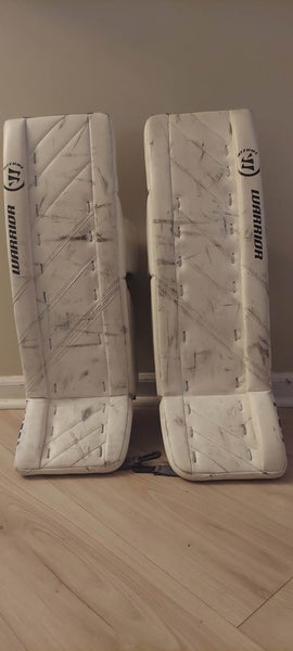 Used 28"+1" Warrior Ritual G4 Goalie Leg Pads