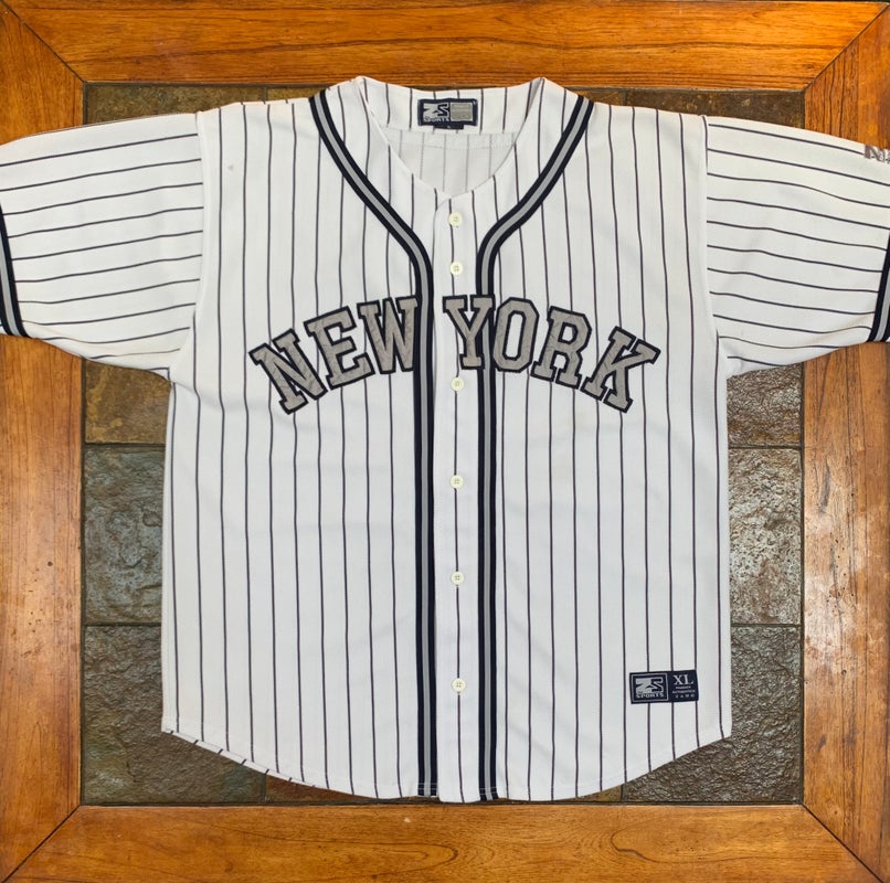 Vintage Teamwork New York Yankees Jersey Gray Medium (38 40) Away Made in  USA