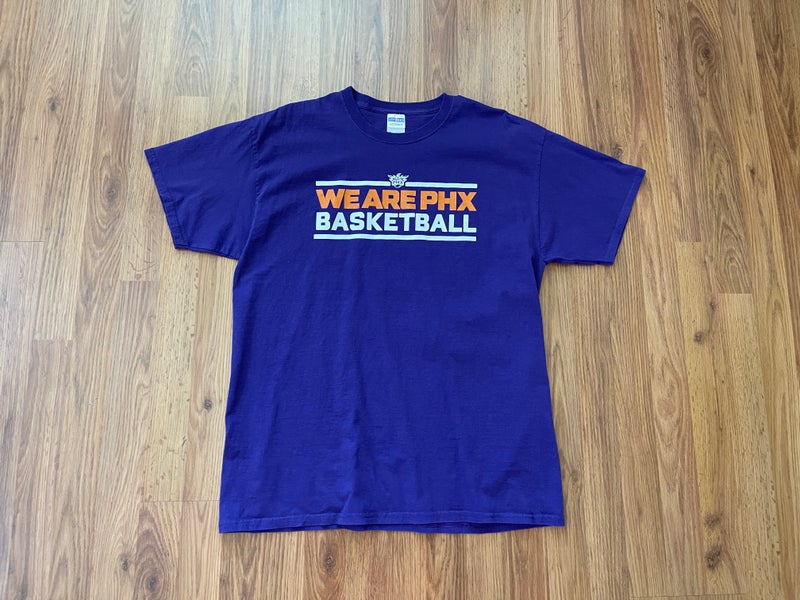 Phoenix Suns NBA BASKETBALL WE ARE PHX Purple Men's Size Large SGA T Shirt!