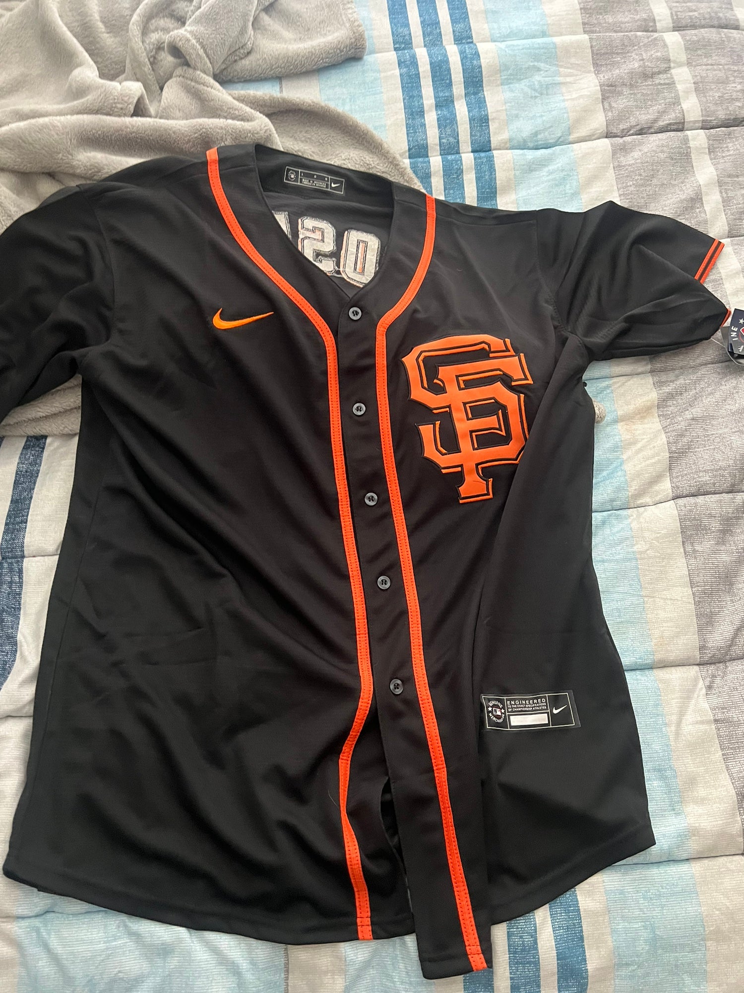 San Francisco Giants Nike Fade Jersey - Orange