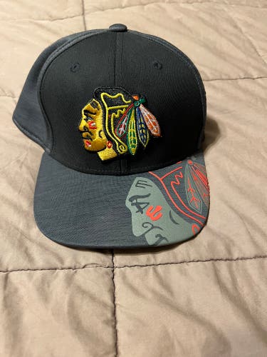 Team Issued Chicago Blackhawks Reebok Hat