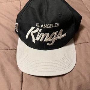 NHL Team Issued Black Used One Size Fits All  Hat