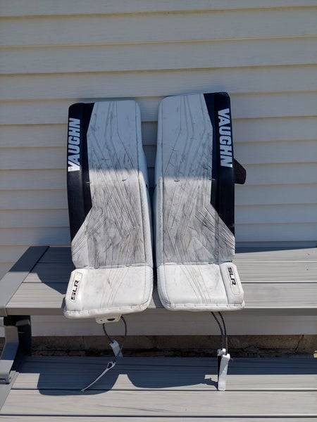 Slightly Used 33" Vaughn SLR3 Pro Carbon Goalie Leg Pads Pro Stock
