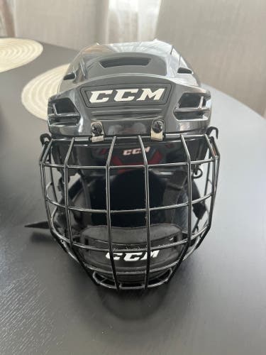 New Small CCM Resistance 300 Helmet with black cage