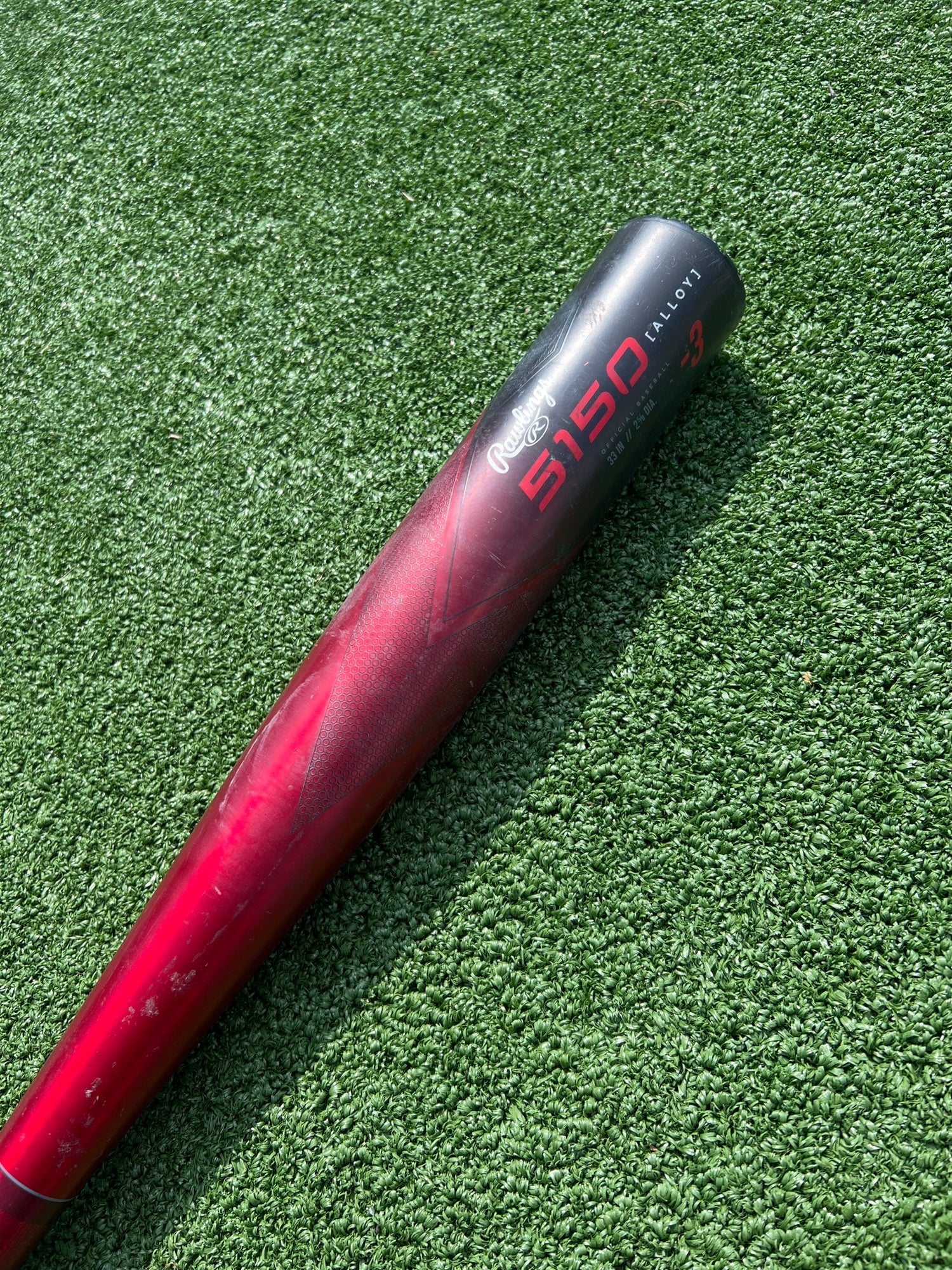Batte de baseball Rawlings 5150 en alliage collège/lycée 33 30 oz - 3 noir/bleu | eBay