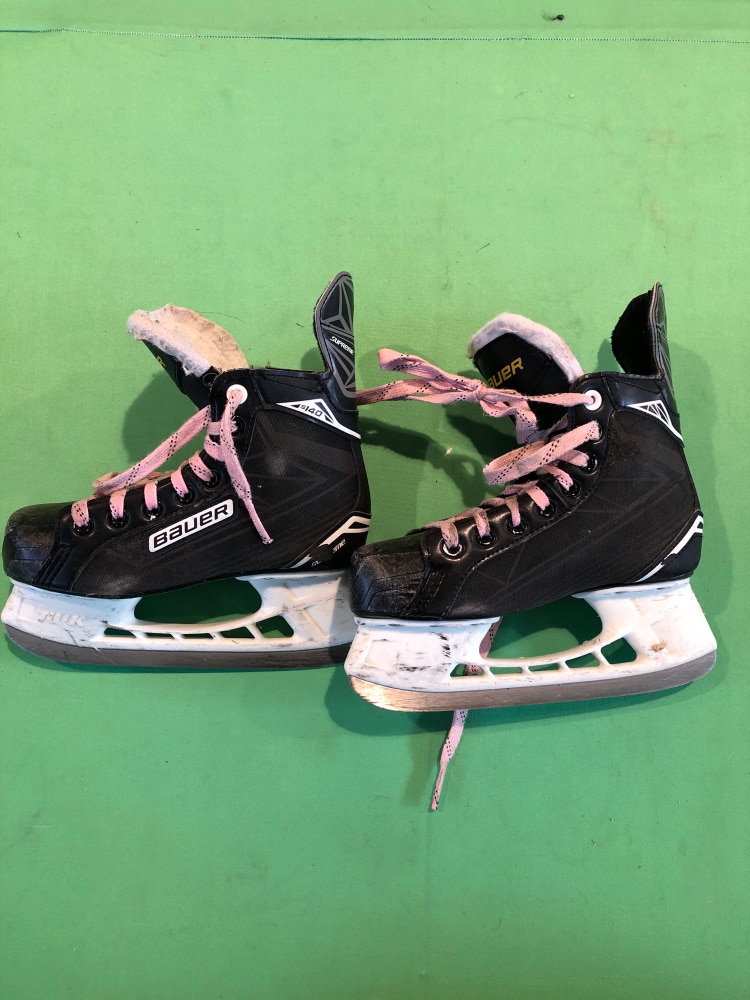 Used Junior Bauer Supreme S140 Hockey Skates D&R (Regular) 2.0