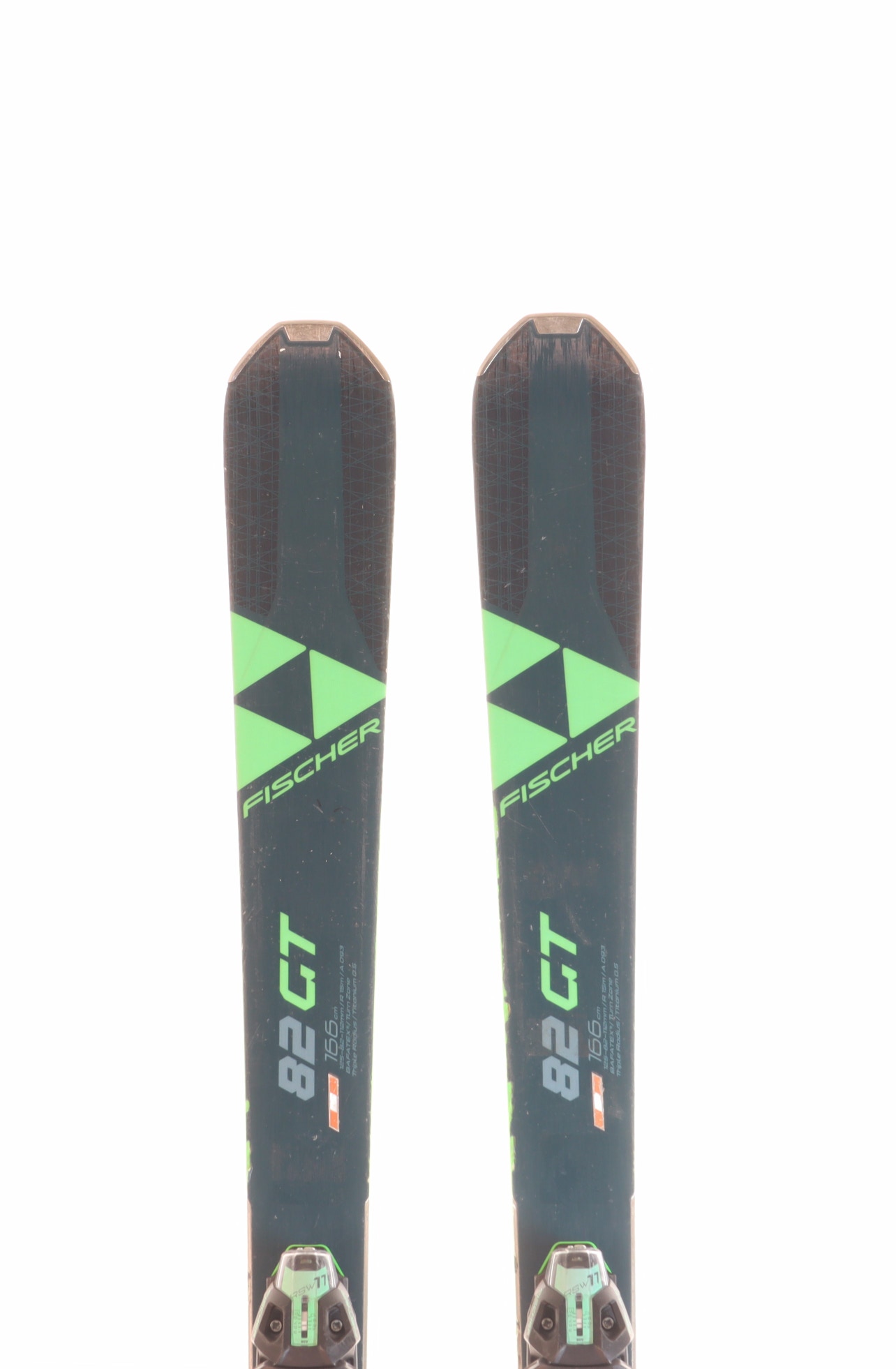 Used 2021 Fischer RC One 82 GT Skis with Marker TCX 11 Bindings Size 166 (Option 230916)