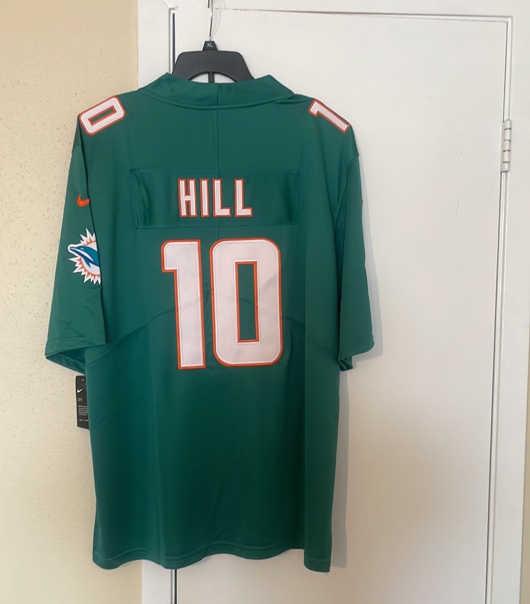 On Field Stitched. Adult Small. Tyreek Hill Nike Jersey. Dolphins for