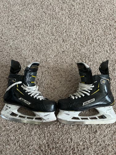 Used Bauer Size 10D Supreme 2S Pro (+2 pairs of blades)Hockey Skates