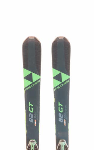 Used 2021 Fischer RC One 82 GT Skis with Marker TCX 11 Bindings Size 166 (Option 230919)