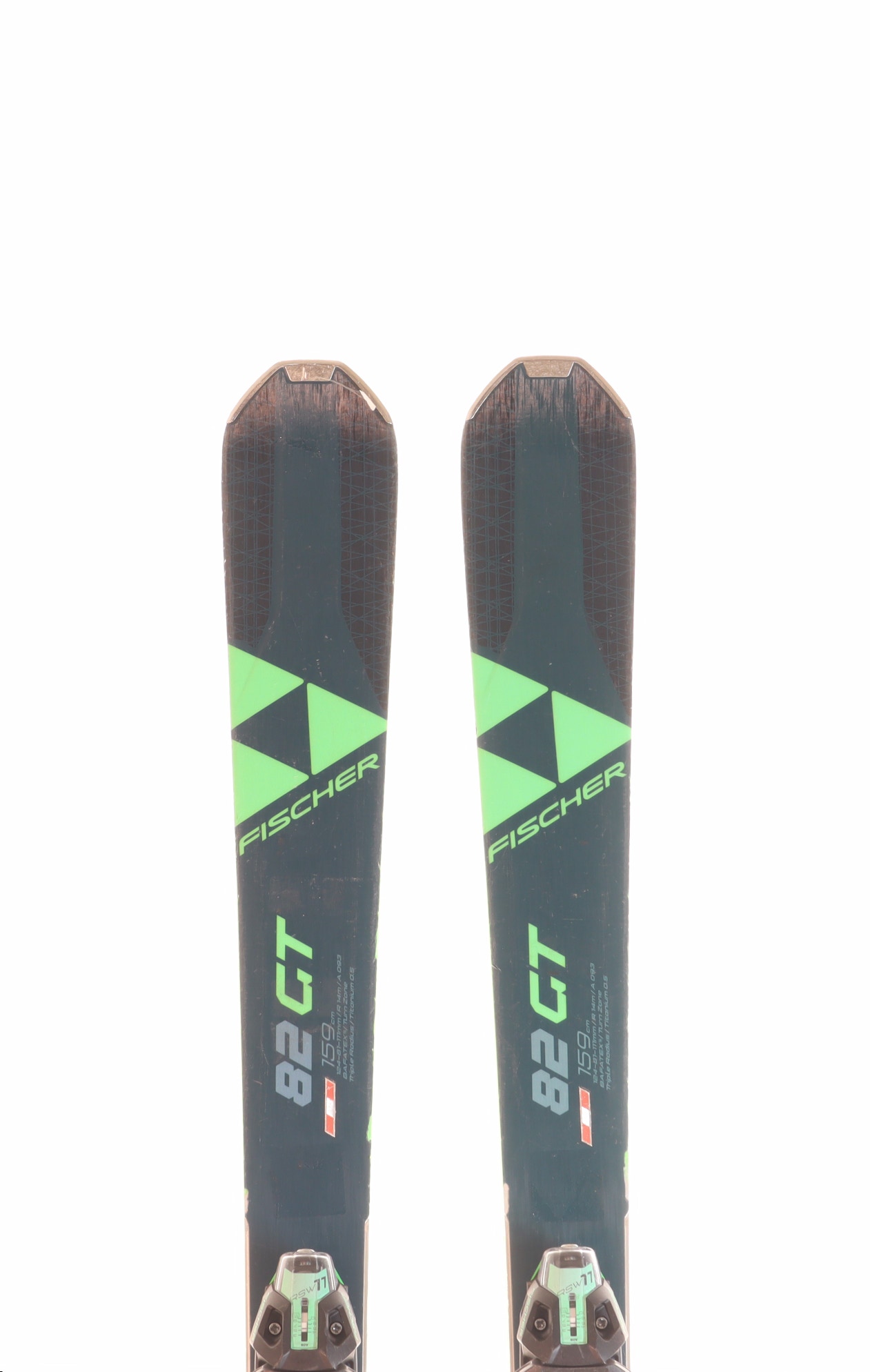 Used 2021 Fischer RC One 82 GT Skis with Marker TCX 11 Bindings Size 159 (Option 230929)