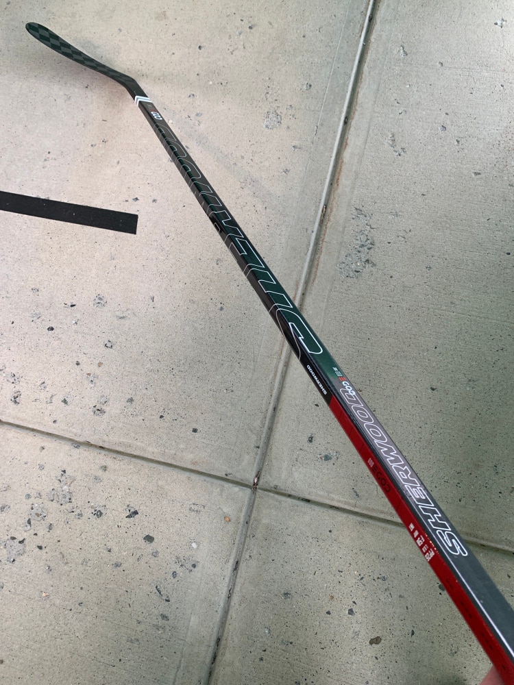 Used Intermediate Sher-Wood Code III Left-Handed PP26 Hockey Stick