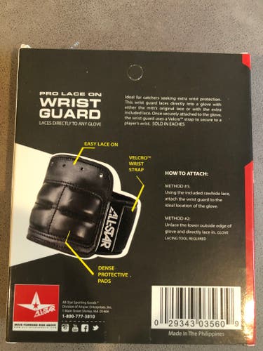 New High School/College All Star Wrist guard