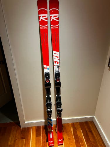 Used Rossignol Racing 189 cm Hero FIS GS Pro Skis With Bindings