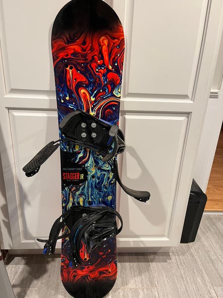 M3 Stagger Jr 130 snowboard w/ bindings | SidelineSwap | Buy and 