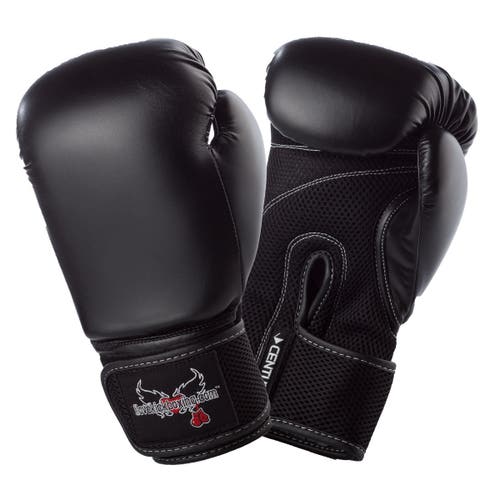 Boxing Gloves Century Trade Mark I Love Kickingboxing Black 12oz Gift Never Used
