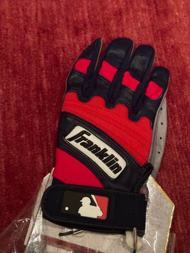 New Franklin The Natural II Youth Large USA Batting Gloves