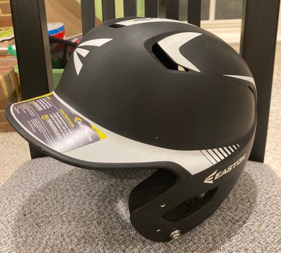 New Easton Baseball Black and White Batting Helmet Size Medium/Large