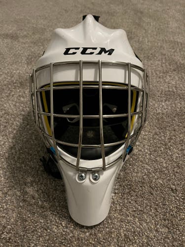 Used CCM Axis 1.5 OSFA Senior Goalie Mask