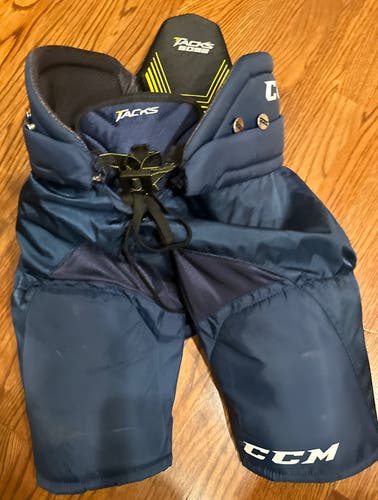 CCM Jr XL Navy Blue Hockey Pants 5092 EUC