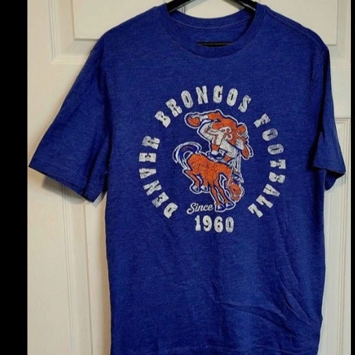 Denver Broncos Reebok Throwback Vintage Pro Fit T Shirt