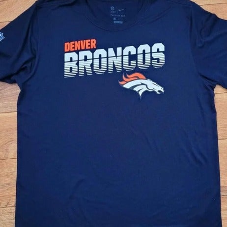 Denver Broncos Nik Dri-Fit 100% Polyester Performance shirt. Men's XL.