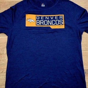 Denver Broncos Nik Dri-Fit 100% Polyester Performance shirt. Men's XL.