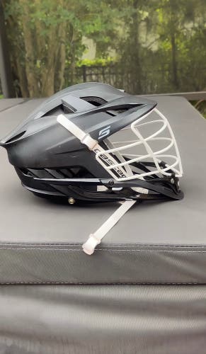 Matte Black Cascade S Lacrosse Helmet