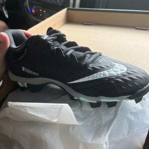 Black Women's Molded Cleats Low Top Hyperdiamond 4 Elite